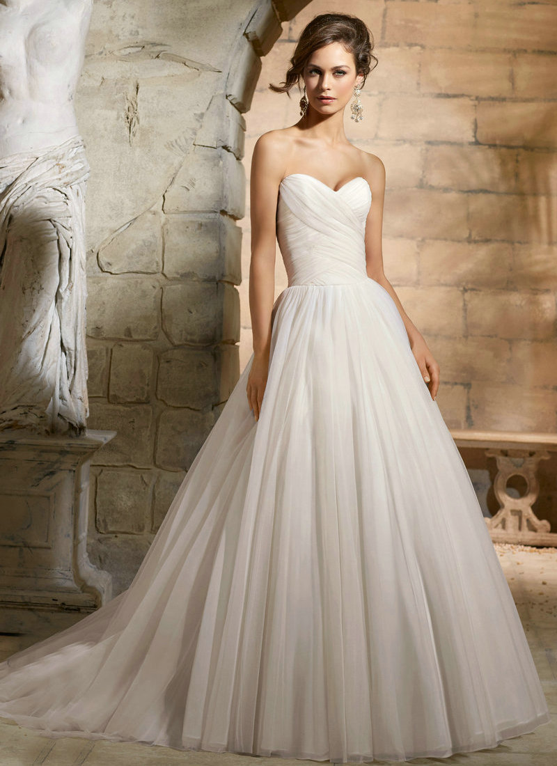 elegant short wedding dress american