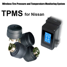Wireless Tire Pressure Monitoring System Car TPMS for Nissan with 4pcs External sensor