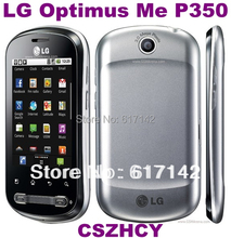 3pcs/lot Original LG Optimus Me P350 Unlocked 3G Mobile cellphone Android OS 3MP DHL EMS Free shipping.