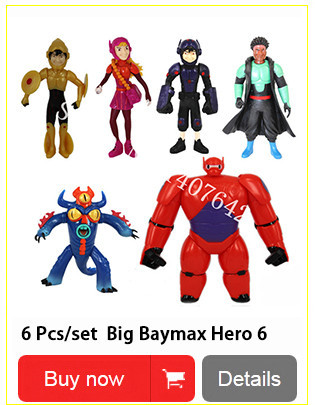 6pcs Big Baymax Hero 6