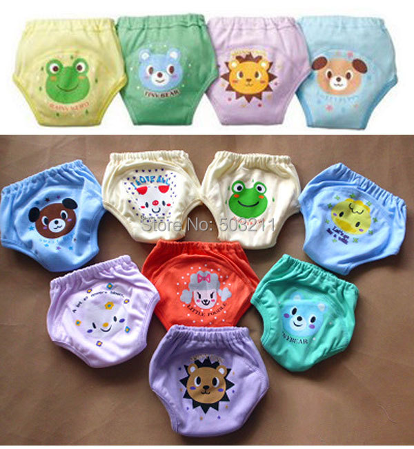 Bebe fralda de pano Reusable Baby Panties 4 Layer cloth potty training pants washable Kentcow diaper panties for children