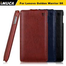 IMUCA Lenovo s8 case original vertical leather flip cover case Lenovo golden warrior s8 s898t Mobile