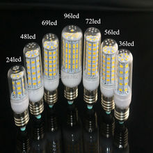 Bombillas из светодиодов лампы E27 SMD 5730 lamparas из светодиодов света 24 36 48 56 69 72 96 светод. лампада из светодиодов лампы E27 220 В / 110 В ампула свечи лус