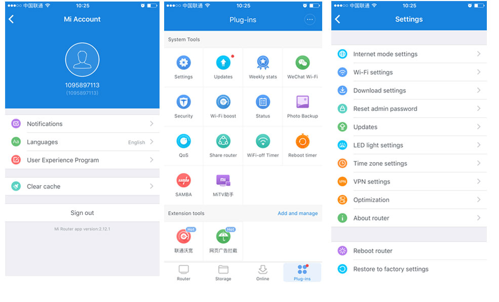 Original Xiaomi Mi WIFI Router 3 CPU MT7620A 2.4G5G WiFi Roteador Dual band 4 antenna APP Control 1167Mbps app (4)