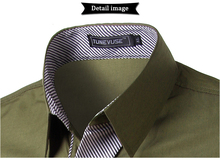 2015 New Dress Fashion Quality Long Sleeve Shirt Men Korean Slim Design Formal Casual Male Dress