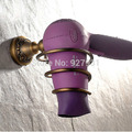 Free Shipping Creative Bathroom Hotel Hair Dryer Rack Wall Mount Brass Antique Hair dryer Holder