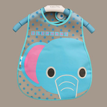 Baby Bibs Waterproof Elephant Cartoon Children Bibs Infant Burp Cloths 2015 Brand Clothing Towel Kids Clothing