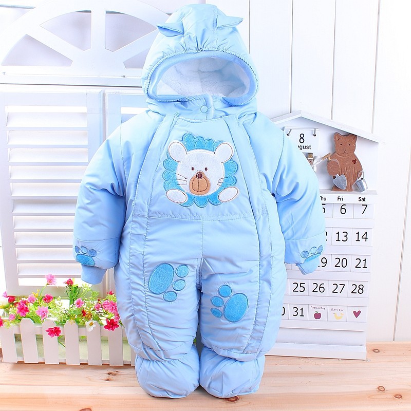 Baby winter romper