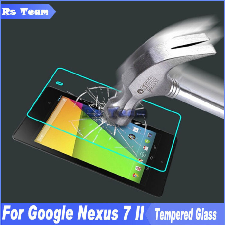 5pcs/lot 2.5D Premium Tempered Glass Protective Film For Google Nexus 7 Reinforced Protector Toughened Glass Screen Protector