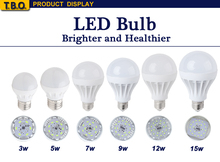 5Pcs lot LED Lamp LED E27 E14 Bulb Led Bulb Light 3W 5W 7W 9W 12W