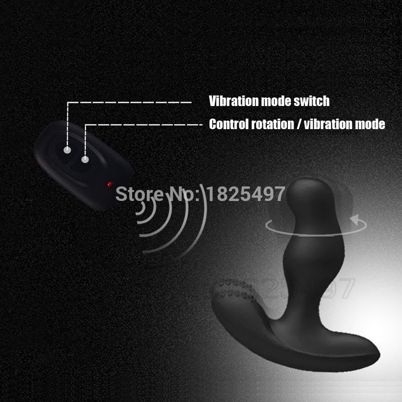 Levett Caesar Usb Charging Prostate Massager 360 Degree Rotation Wireless Remote Control 8371