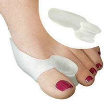 Ectropion Toes outer Appliance 1pair 2pcs Hot Soft Beetle crusher Bone Gel Silica Toes Separation Health