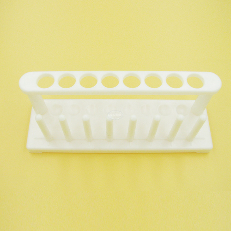 Wholesale!! Clear Plastic Test Tube Rack Lab Test Tubing Racks for Centrifuge Tubes White 8