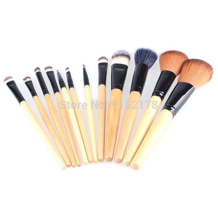 promotion 12pcs professional wood handle makeup brush set tools make up brush leopard promotion 12pcs professional wood handle makeup brush set tools make up brush leopard