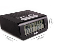 CE ROHS standard 2 group alarm clock radio sleep timer digital fm radio clock alarm snooze