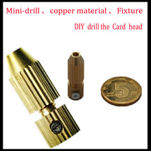 1 pcs Model 2 3 3 17 Mini drill copper material small card head DIY drill