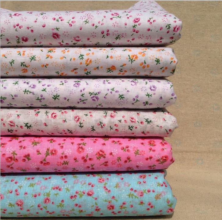 6pcs New arrive Floral series 100% Cotton Fabric...