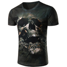 2016 New Mexico Skull Men’s shirt manufacturing polyester spandex short-sleeved T-shirt 3D