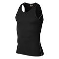 2 pieces lot Men Compression Tops Long Sleeve Tights Sports T Shirt Fitness Vest GYM