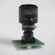 HD 700TVL CMOS mini CCTV Color Video Camera 2.8-12mm Manual IRIS Lens tiny FPV camera for RC Airplane Quadcopter