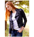 VVTS Fashion Autumn Winter Women Casual Leather Coat Female Short Slim Leather Zipoper Jacket Women Outerwear