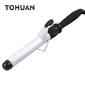 Professional hair curler iron rollers ceramic hair curling irons wand LCD display hair curly iron wave