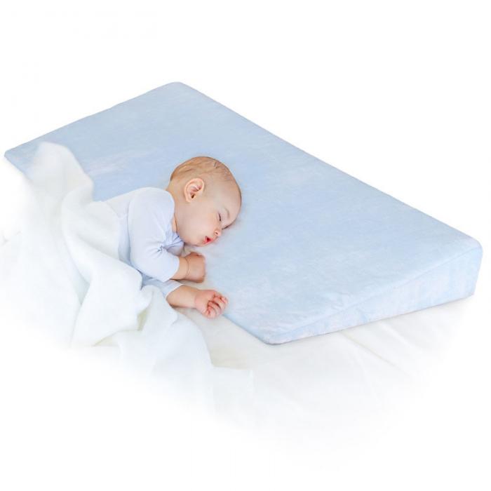 Baby Sleep Positioner Pillow Anti Reflux High Incline Newborn Baby Crib