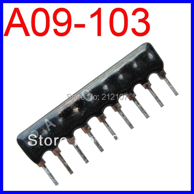 A09 103 10K ohm DIP 9Pin 2 Resistor Arrayin Resistors from Electronic
