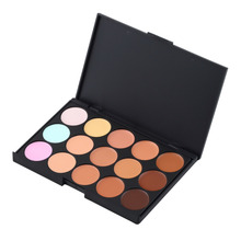 5pcs 2015 New Fashion Camouflage Makeup Eyeshadow Palette Special Professional 15 Concealer Facial Care Wholesale