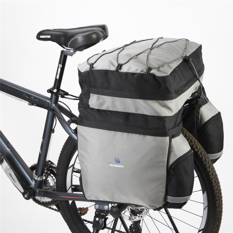 ROSWHEEL 60L Waterproof Polyester Mountain Road Bicycle Bike Bag Cycling Double