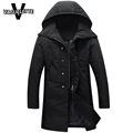 Fashion Korean Long Parka Solid Black Winterjassen Mannen Thick Winter Coat White Duck Down Jacket Men