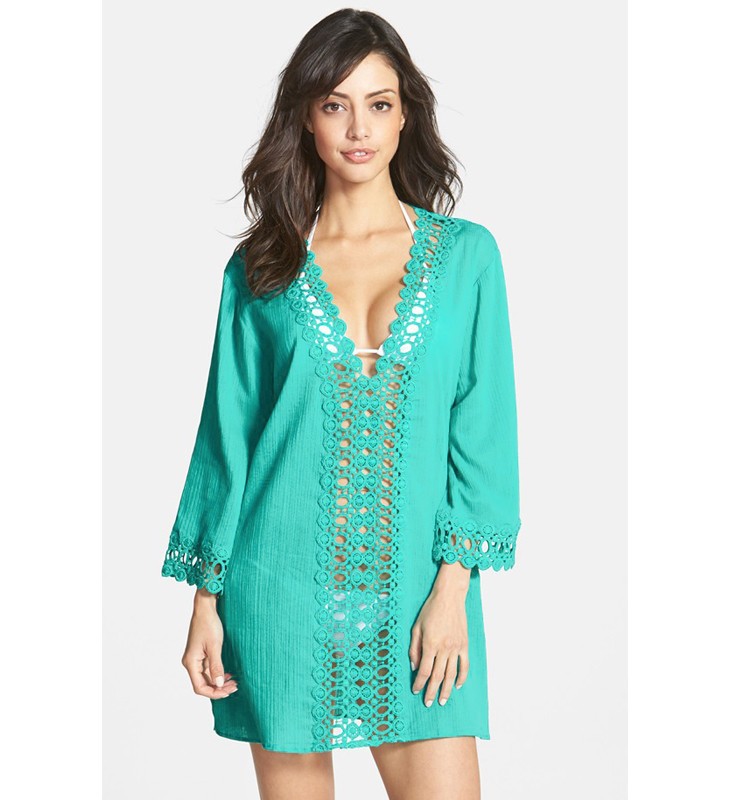 2019 2015 Fashion Women Sheer Beach Swimsuit Cover Up Women Beach Cover