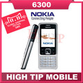 Russian keyboard support Nokia unlocked original 6300 Refurbished cell mobile phone 1 year warranty Singapore free