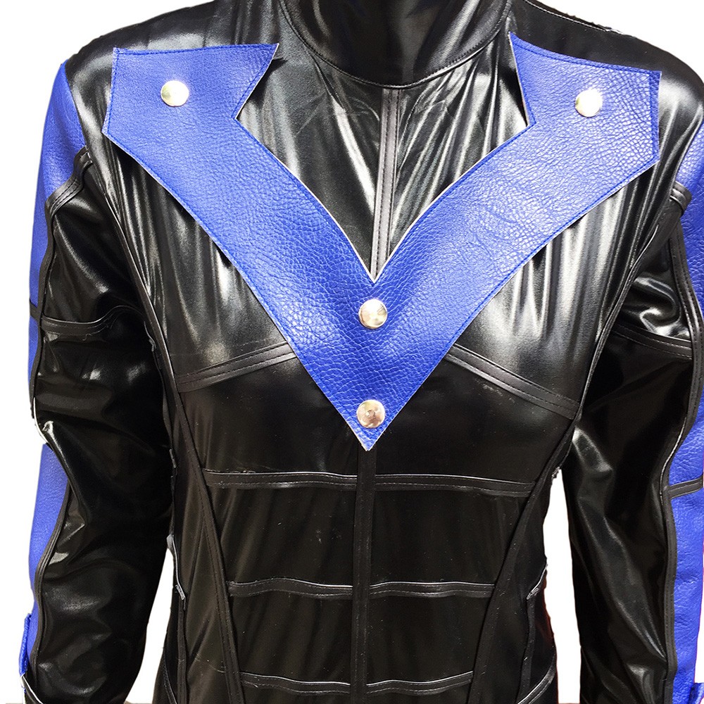 Batman Arkham Knight Nightwing Cosplay Costumes Bodysuit Full Size