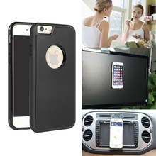 Novel Anti-gravity Phone Case For iPhone 5 5S SE 6 6S Plus Anti gravity Nano Suction Cover Adsorbed Car Antigravity Cases