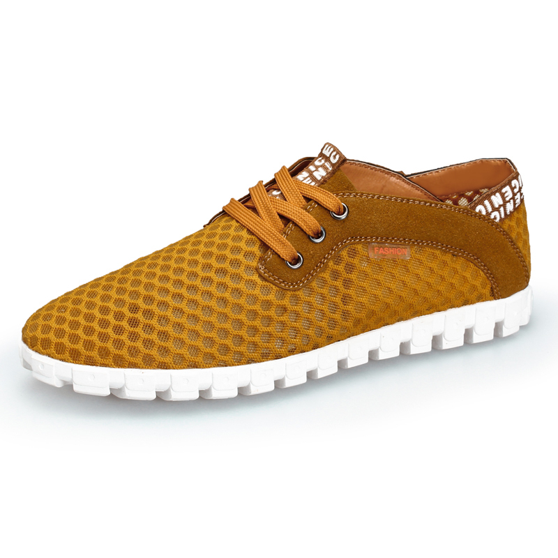 2015 new men s Fashion breathable mesh shoes Casual sneakers Suede leather beach sandals sh 8801