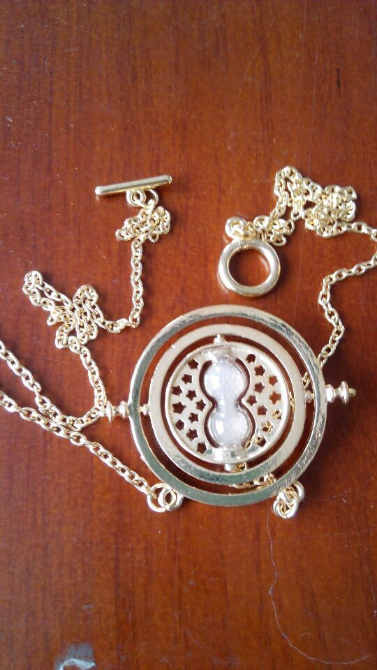 Harry Potter Time Turner Necklace Gray