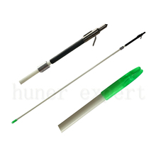 Outdoor bow fishing arrow with bowfishing arrow broadhead mix carbon shafts 6pcs and 1 pc bow