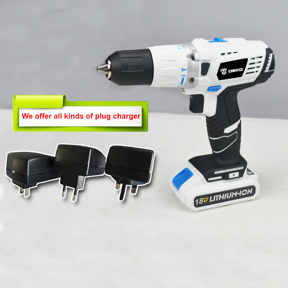 18V DC New Design Mobile Power Supply Lithium Battery Cordless Drill Power Tools Mini Drill Electric