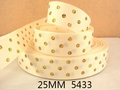 5Y5433 1 flowers series high quality printed polyester ribbon DIY handmade materials wedding gift wrap