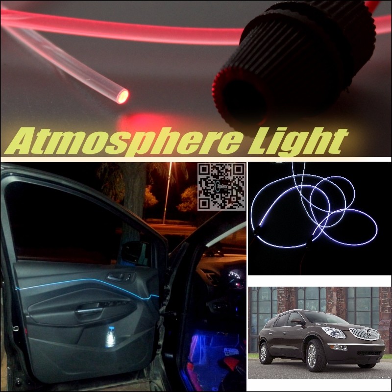 Car Atmosphere Light Fiber Optic Band For Buick Enclave 2008~Now Furiosa Interior Refit No Dizzling Cab Inside DIY Air light