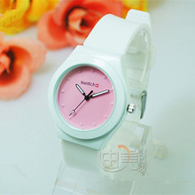 Fashion Silicone Women Watch Luxury Brand 2015 New Casual Lovely Quartz Wristwatch Generous Candy Color Clock