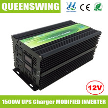 Queenswing 1500 Вт DC12V AC220V ибп зарядное устройство инвертор с цифровым дисплеем ( QW-M1500UPS )