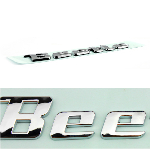 New product auto spare parts car accessory New beetle logo beetle letter bagde beetle emblem chrome