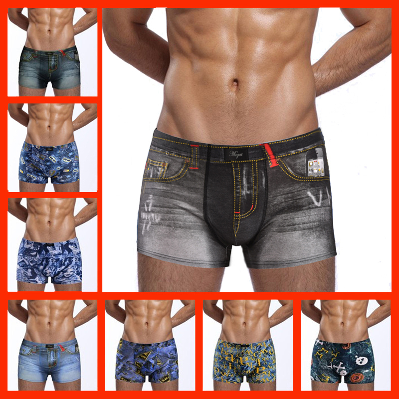 2015 HOT SALE cotton underwear men sexy mens underwear boxers cartoon mens cotton boxer shorts print