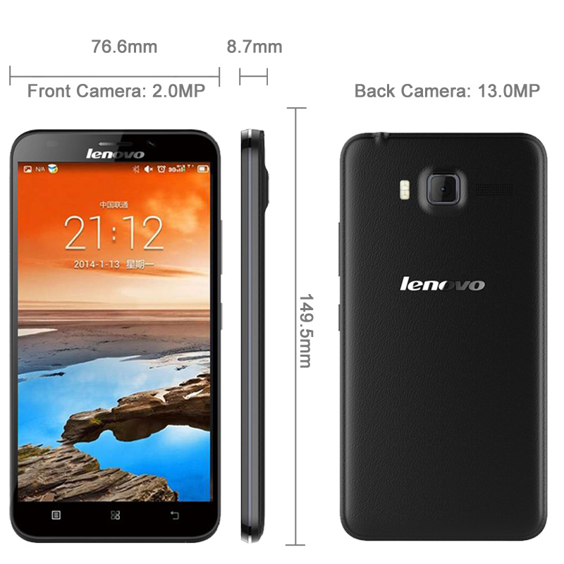   Lenovo A916, 4 G LTE FDD  A916   MTK6592  1  RAM Android 4.4  