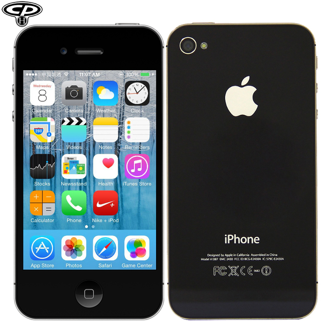 Original Apple iPhone 4s Unlocked Smartphone Dual-Core 8GB 16GB 32GB 3.5" IPS 8MP WIFI 3G WCDMA IOS 8 Used CellPhone
