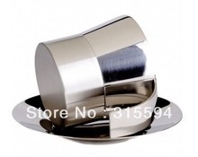 Hot selling High quality Double Wall Stainless Steel Coffee Cup Saucer G35004