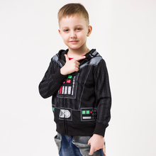 2016 Star Wars Coat Darth Vader Costume Outerwear Children Boys Avengers Super Hero Captain America Jacket Children Shipping