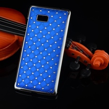 Luxury Bling Crystal Rhinestone Diamond Star Hard Back Case For HTC Desire 600 Dual SIM 606W